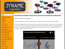 Tablet Screenshot of dynamicergonomics.nl